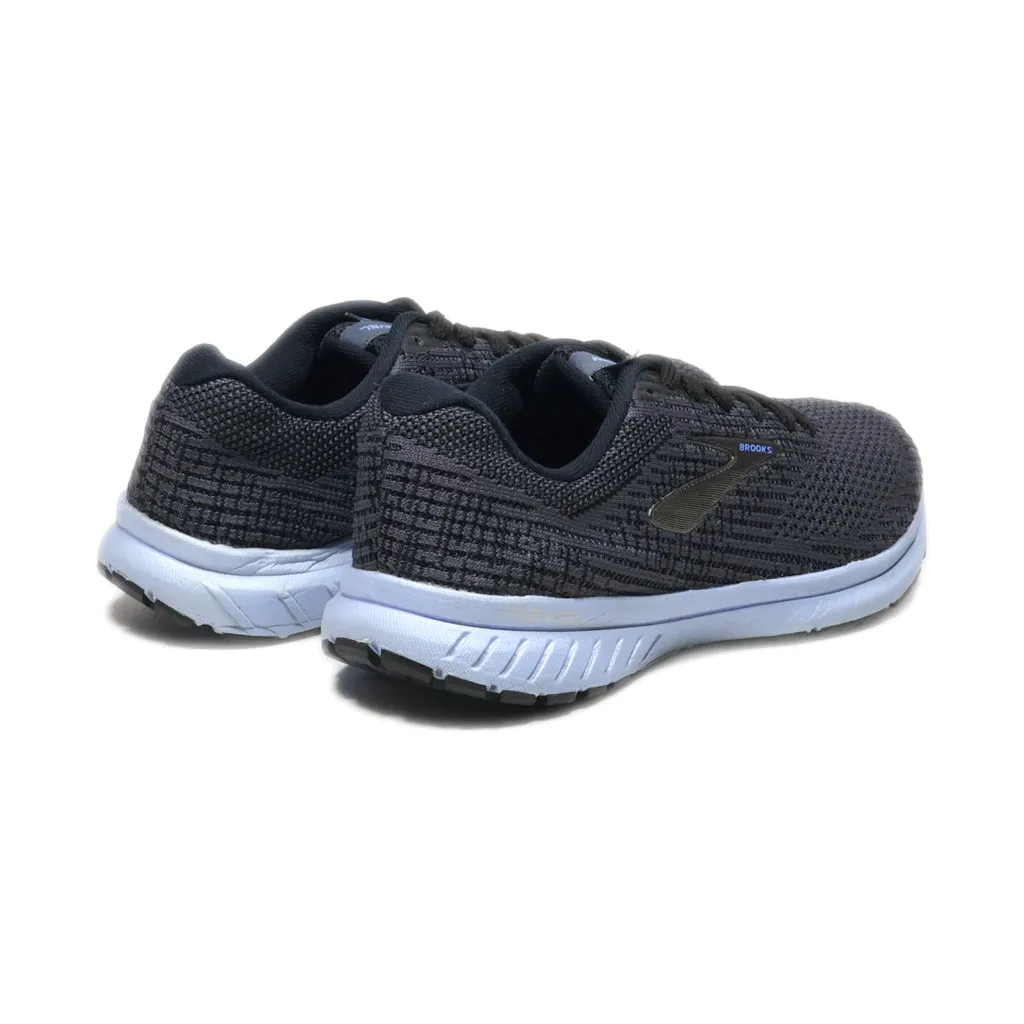 Brooks Revel 3 Sport Shoes Fabric Grey Colour For Men