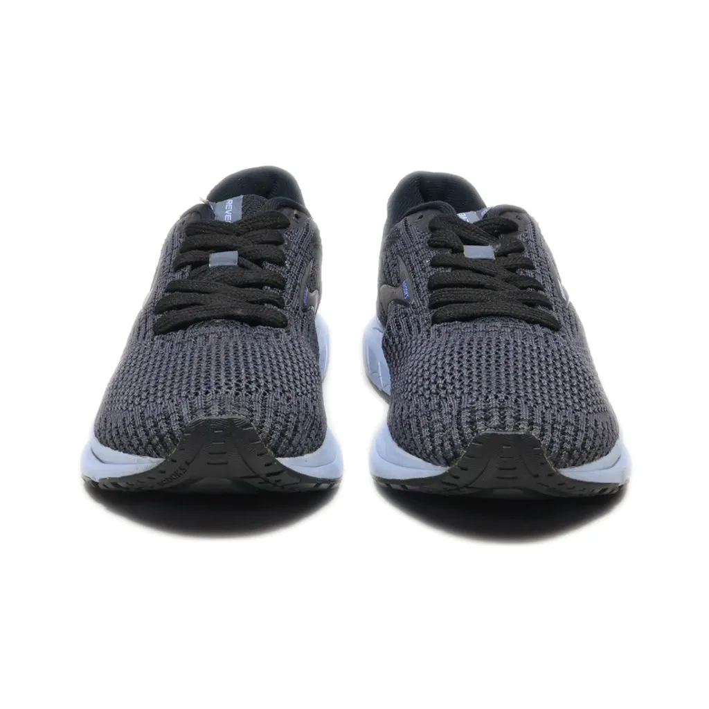 Brooks Revel 3 Sport Shoes Fabric Grey Colour For Men