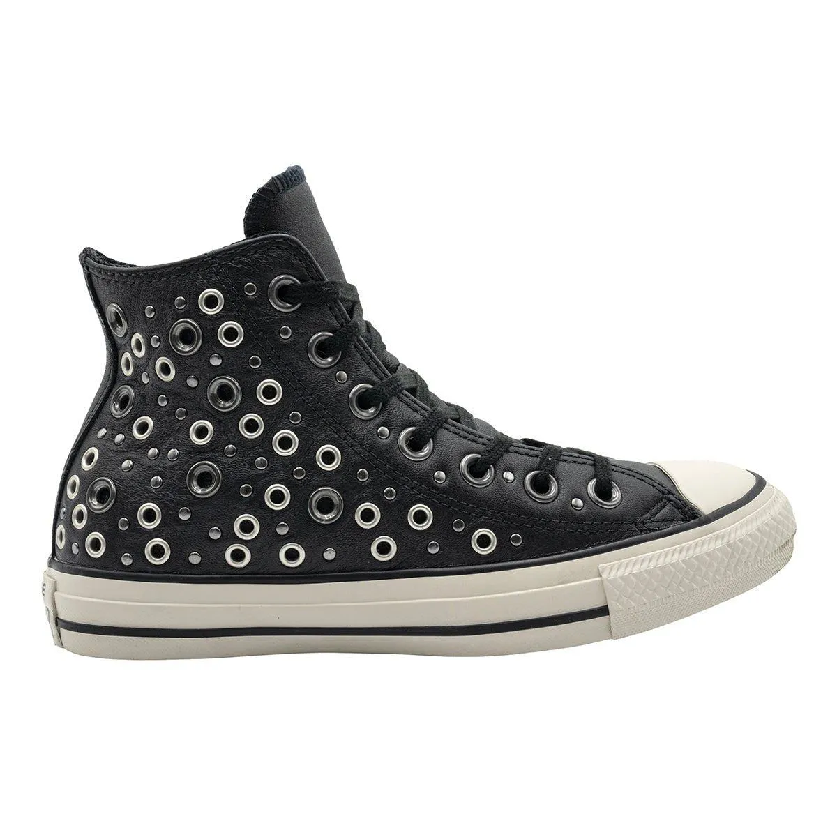 Converse Chuck Taylor All Star Hi High-Top Sneakers Leather Black Colour For Women