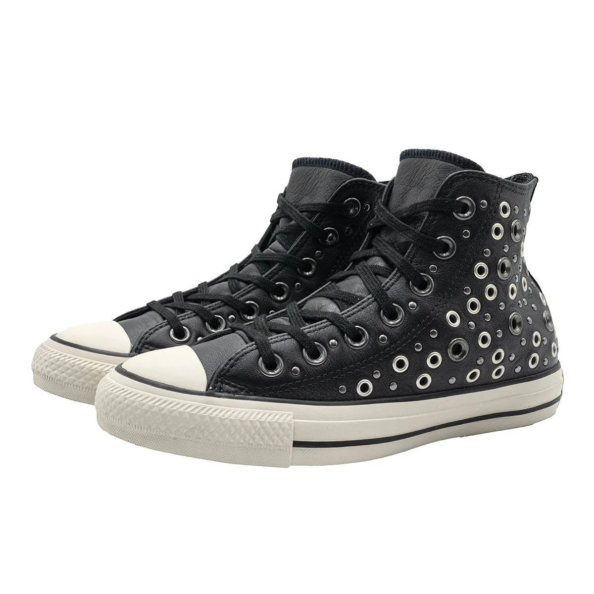 Converse Chuck Taylor All Star Hi High-Top Sneakers Leather Black Colour For Women