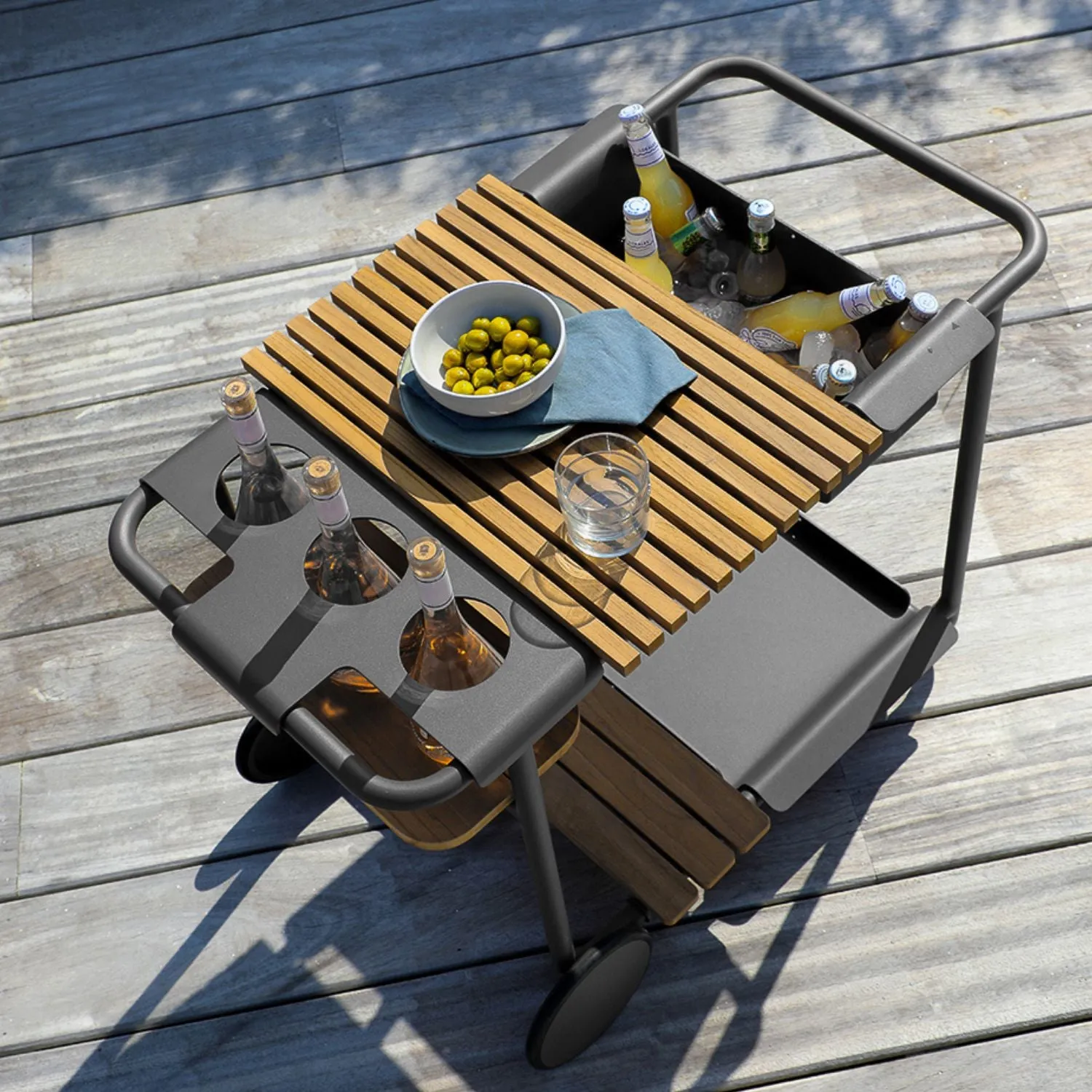 Davenport Charcoal Bar Trolley