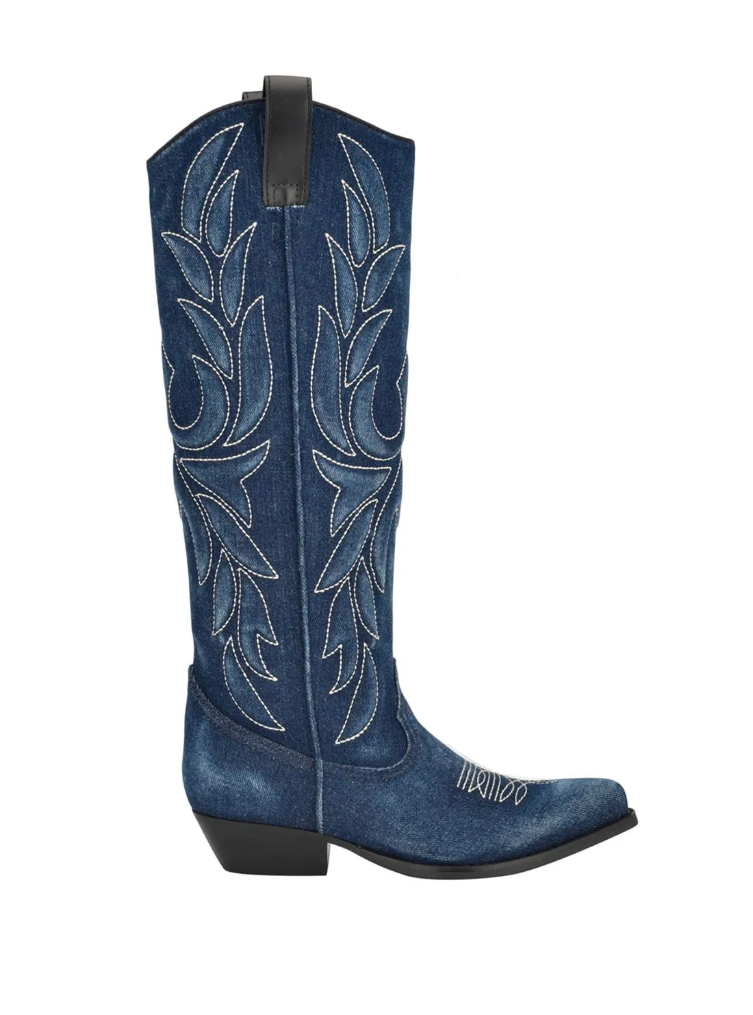 Denim Black Ginnifer Western Boots