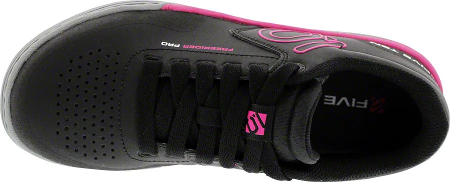 Five Ten Freerider Pro Flat Shoe - Women's, Black/Pink