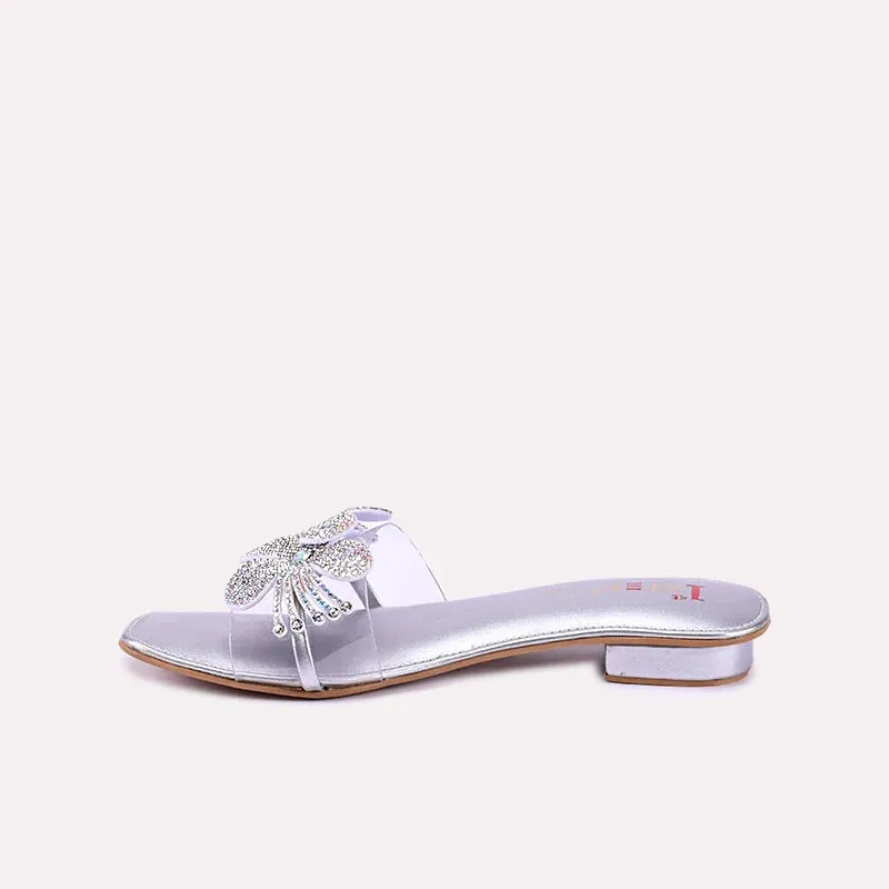 Flora Silver Fancy Flats 0411862