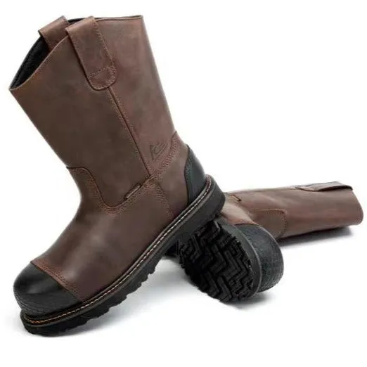 Genuine Leather Safety Boots for Men (GY-115)