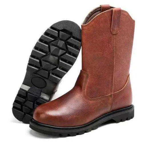 Genuine Leather Safety Boots for Men (GY-115)