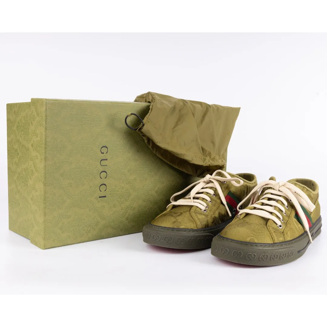 Gucci Econyl Nylon Web Monogram 1977 Tennis Sneakers