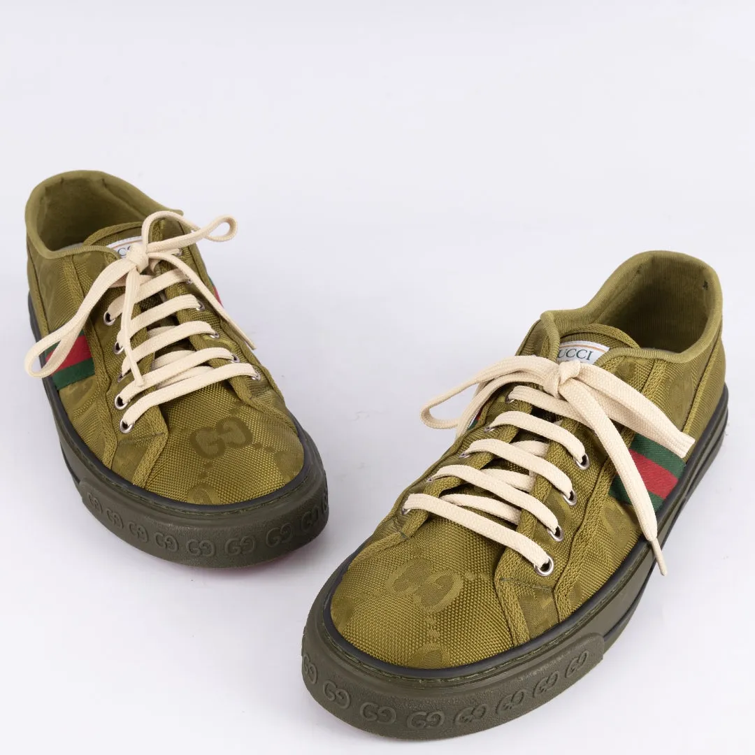 Gucci Econyl Nylon Web Monogram 1977 Tennis Sneakers