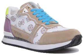 Guess Fl7Agofal12 In White Beige For Women