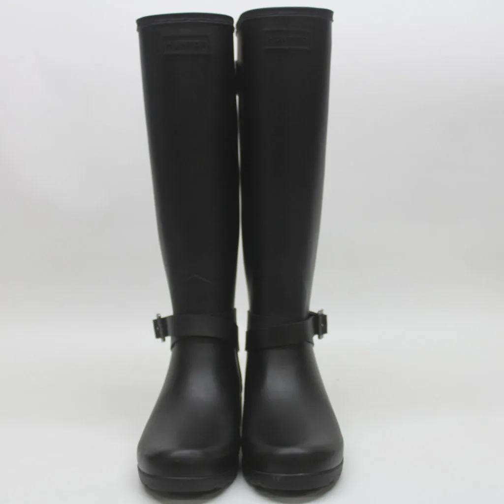 Hunter Womens Boots Refined Back Adjustable Tall Casual Wellington Rubber - UK 4