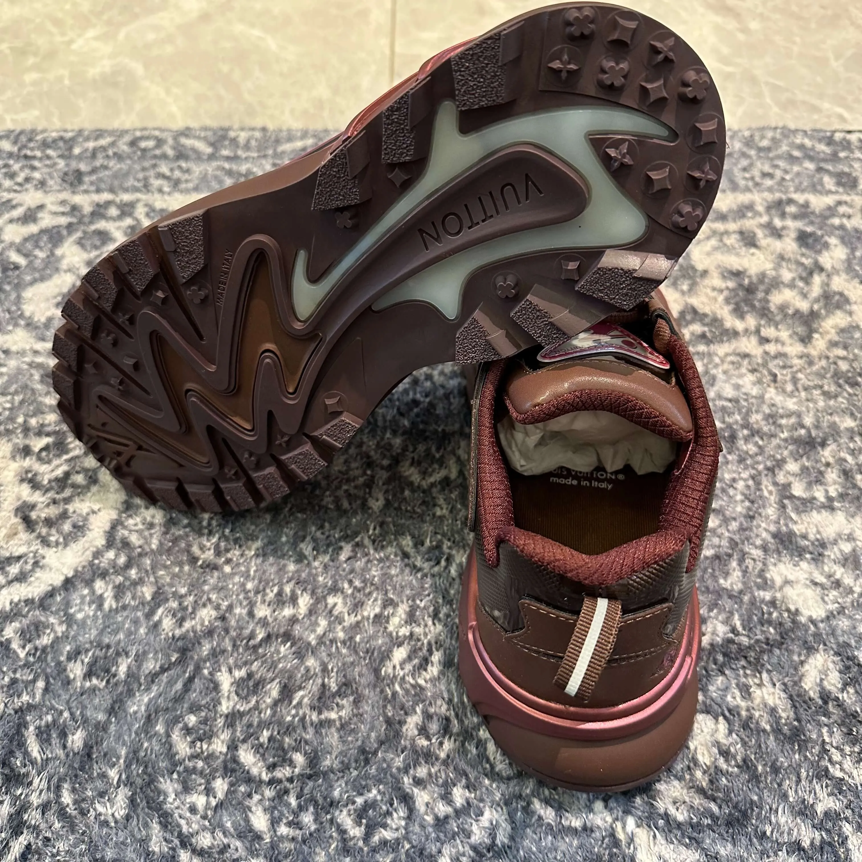 Louis Vuitton LV Runner Burgundy Tactic Sneaker