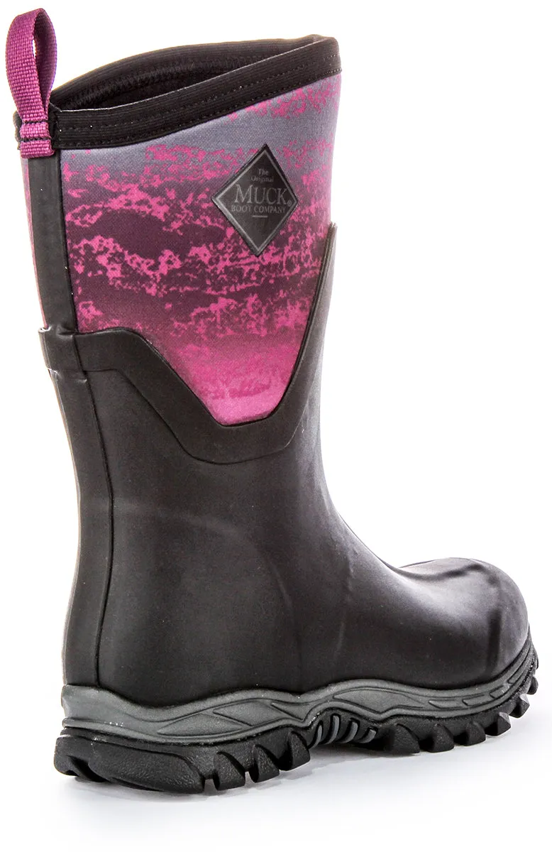 Muck W Arctic Sport Mid 2 In Black Pink For Women