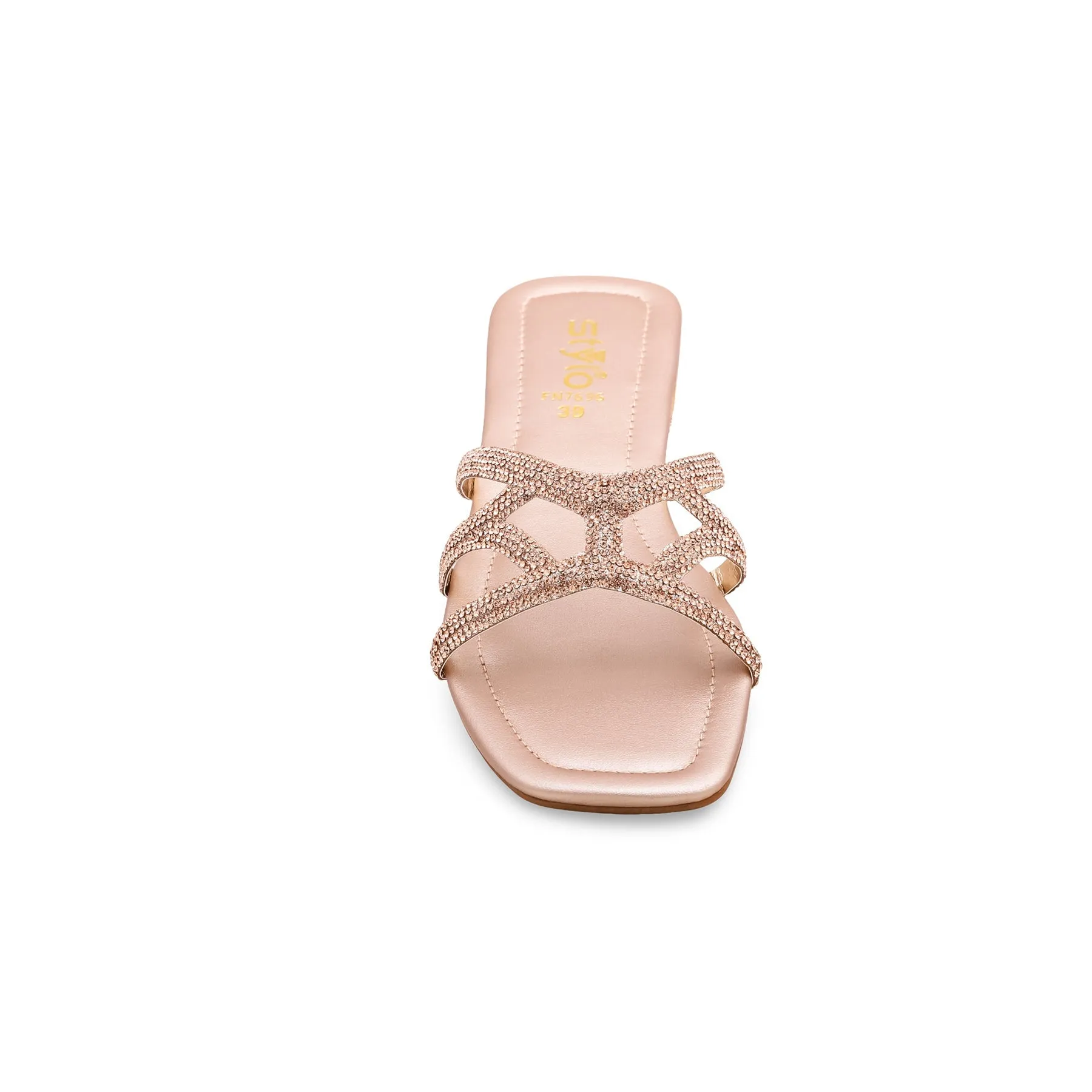 Peach Fancy Chappal FN7696