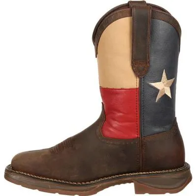 Rebelâ by DurangoÂ Steel Toe Texas Flag Western Boot