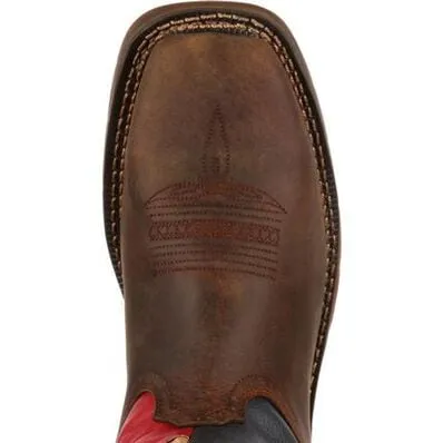 Rebelâ by DurangoÂ Steel Toe Texas Flag Western Boot