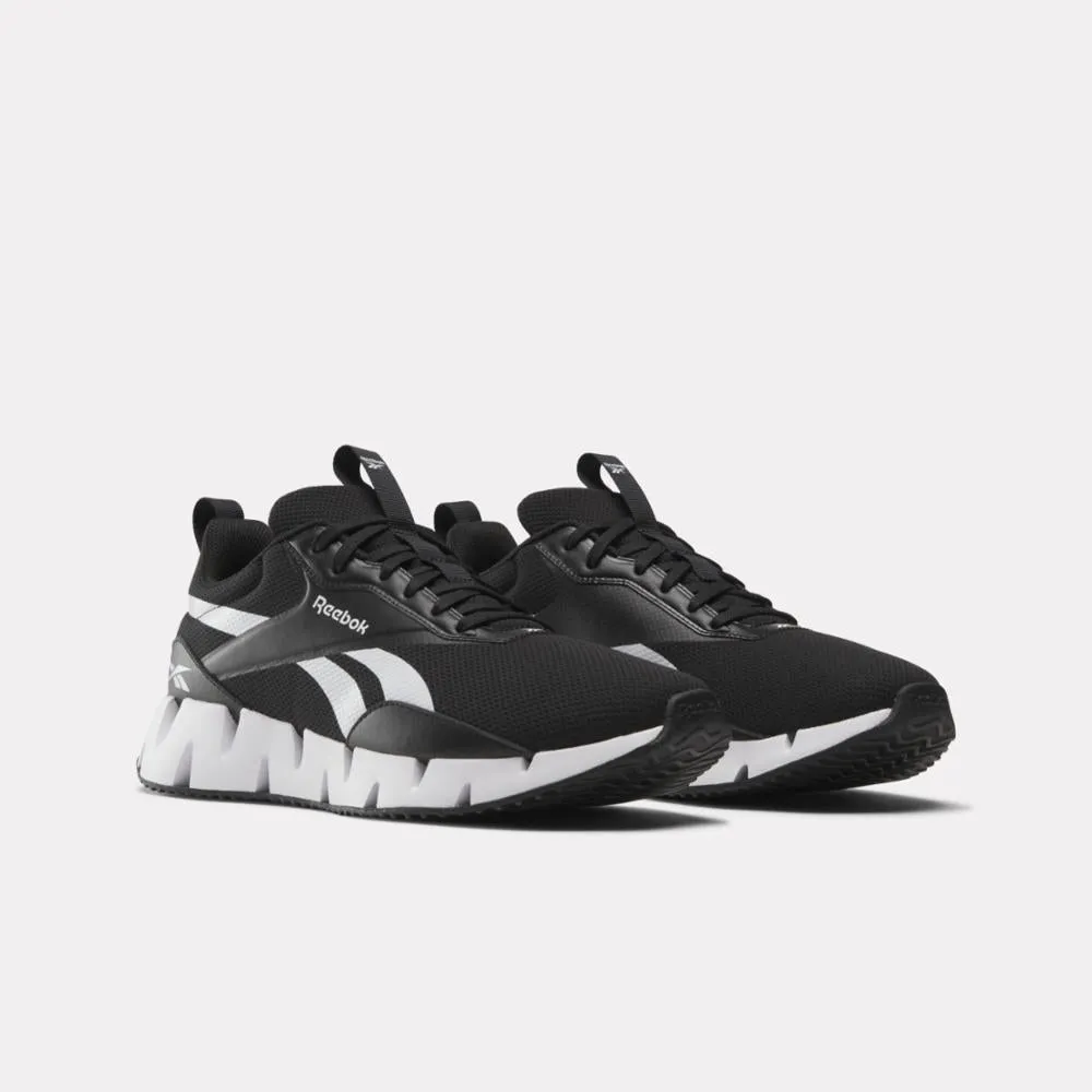 Reebok Footwear Men Zig Dynamica STR Shoes CBLACK/FTWWHT/CBLACK