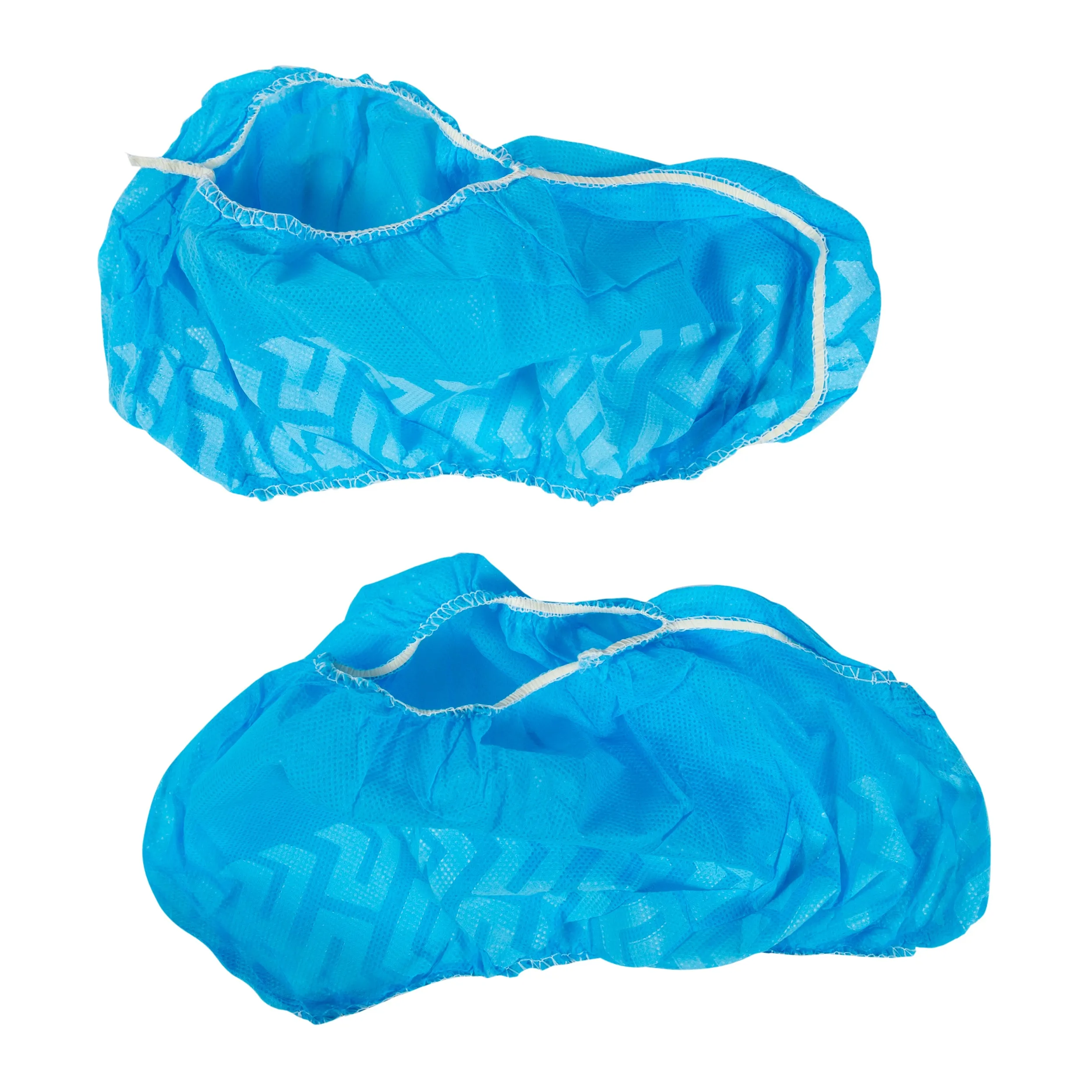 Shoe Cover Polypro Blue w White Tread, Case 300