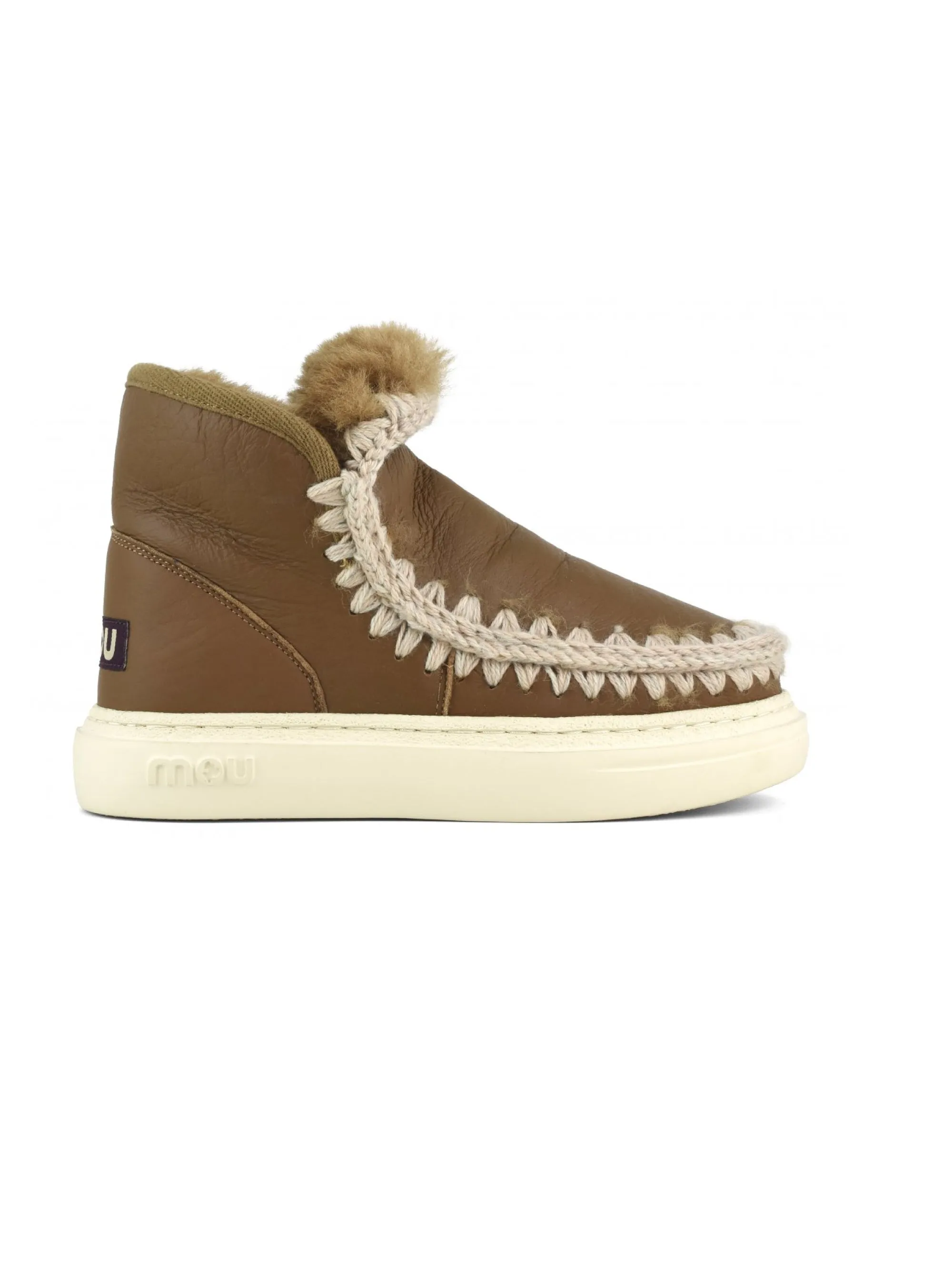 Stivaletto in Montone Sneakers Bold Marrone