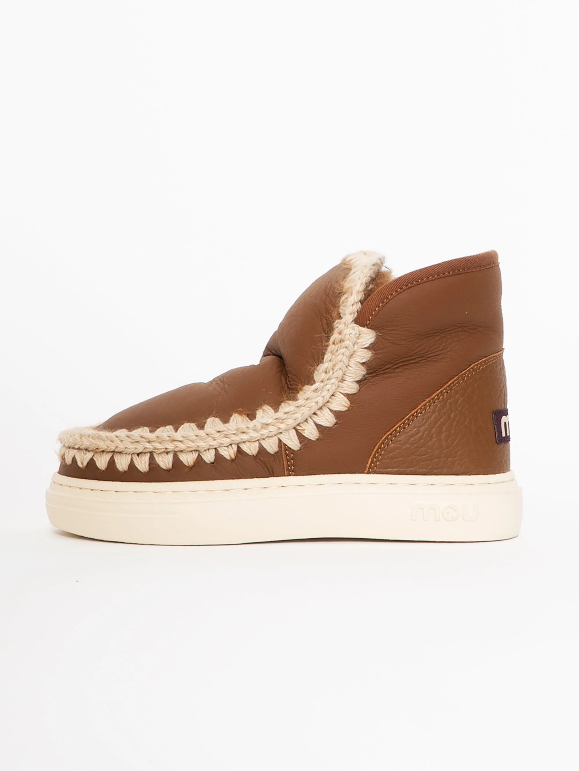 Stivaletto in Montone Sneakers Bold Marrone