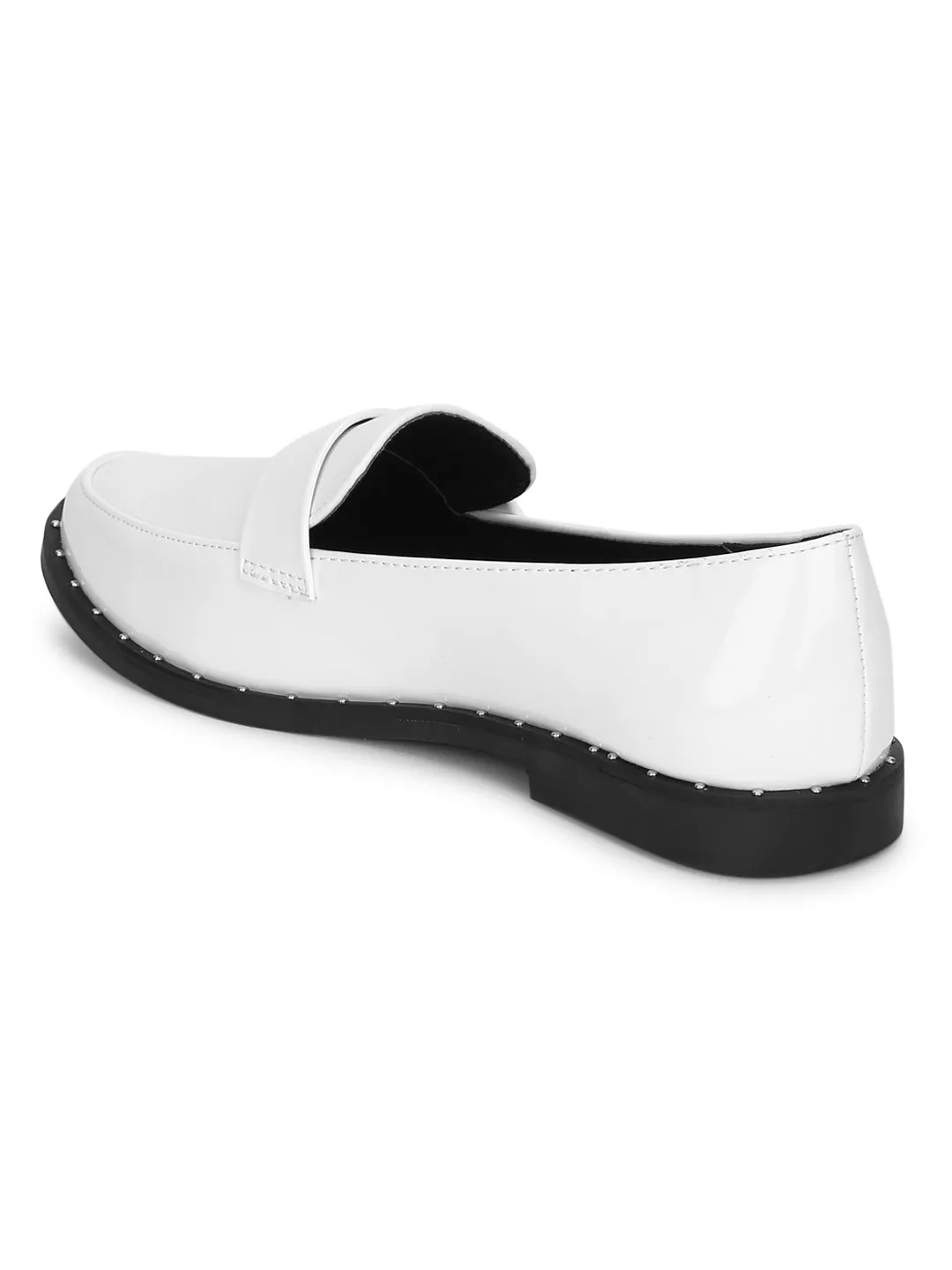 White Pu Loafer