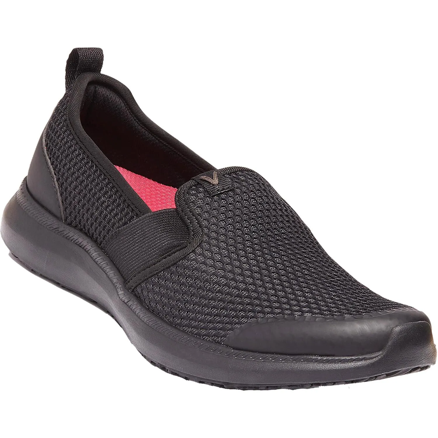 Women's Vionic Julianna Pro Slip Resistant Black Mesh